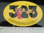 sticker F-16 squadron 323 rnlaf leeuwarden embleem logo, Verzenden, Zo goed als nieuw, Bedrijf of Vereniging