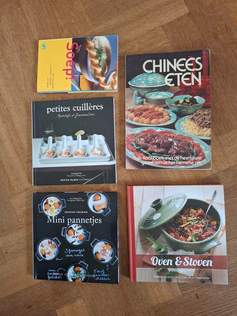 5 kookboeken, Ophalen of Verzenden