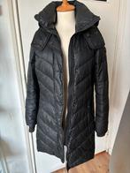 ABERCROMBIE & FITCH zwarte gewatteerde jas met capuchon m S, Ophalen of Verzenden, Zo goed als nieuw, Maat 36 (S), Zwart