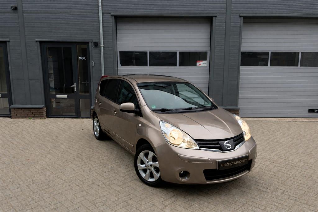 Nissan Note 1.6 Acenta APK t/m 04-01-2027 Airco Nette staat!, Auto's, Nissan, Voorwielaandrijving, 4 cilinders, Bruin, 49 €/maand
