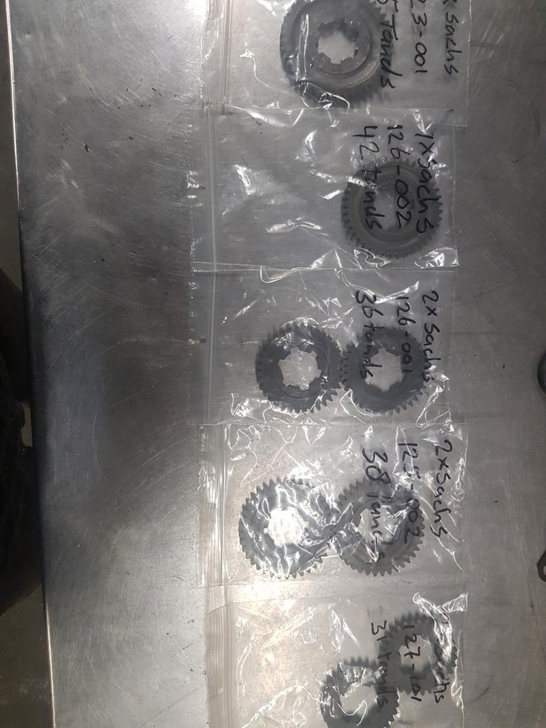 Sachs versnellingsbak tandwielen nos origineel, Fietsen en Brommers, Ophalen of Verzenden, Nieuw, Blok, Overige merken