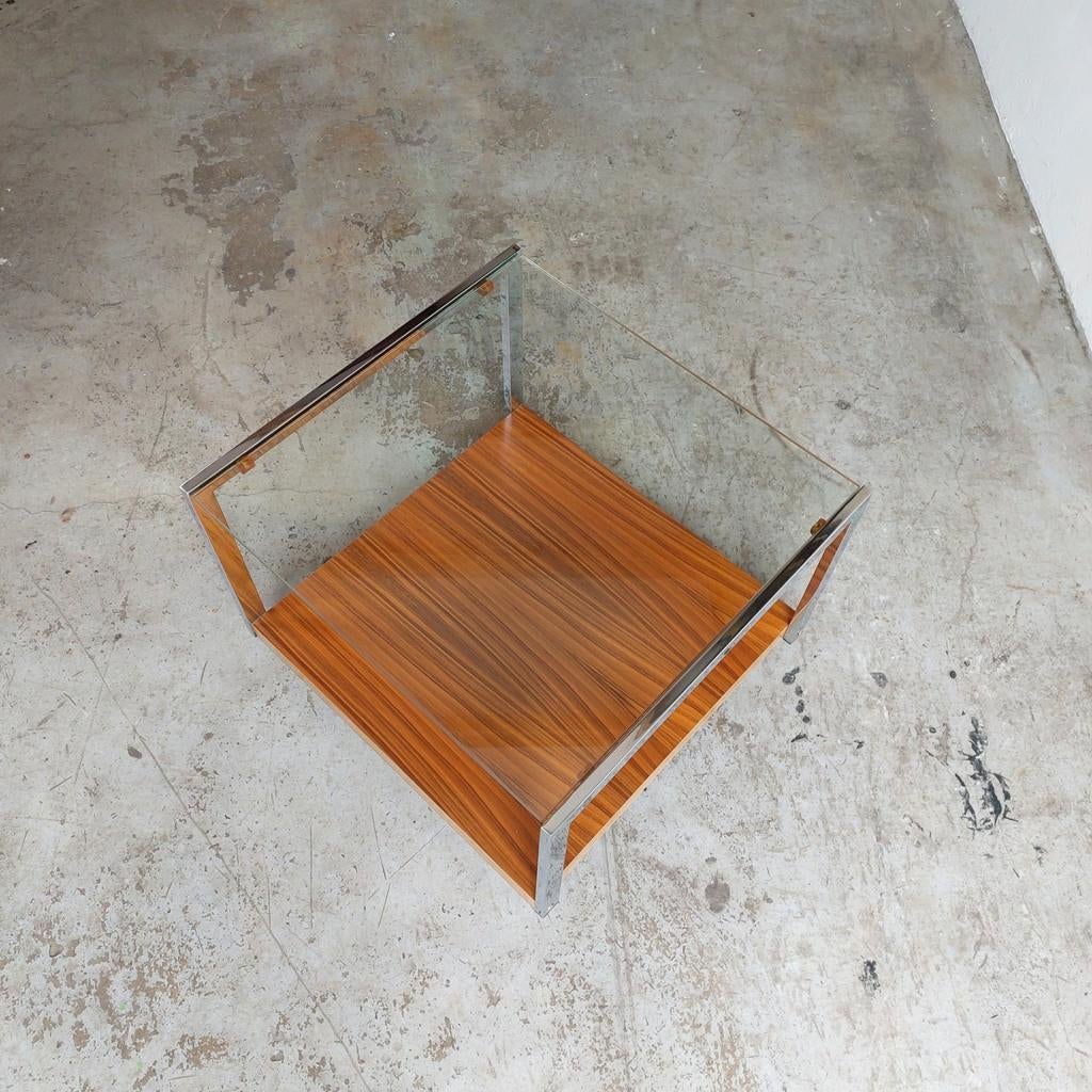Vintage verrijdbare salontafel, bijzettafel, Huis en Inrichting, Tafels | Bijzettafels, Gebruikt, Onbekend, Onbekend, Rechthoekig