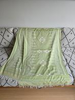 Vintage selendang Bali groen groot sjaal ikat Indonesie, Ophalen of Verzenden