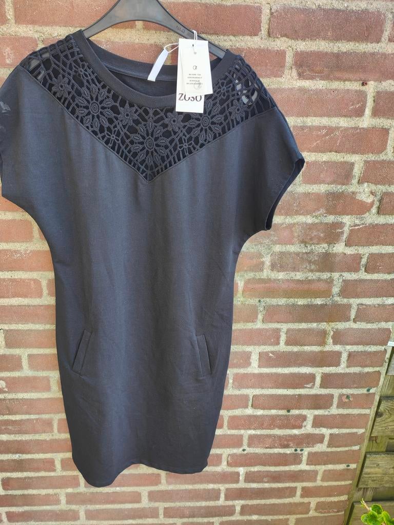 ZOSO Zwart Zomerjurkje met Opengewerkt Bovenstukje en Zakjes, Kleding | Dames, Jurken, Ophalen of Verzenden