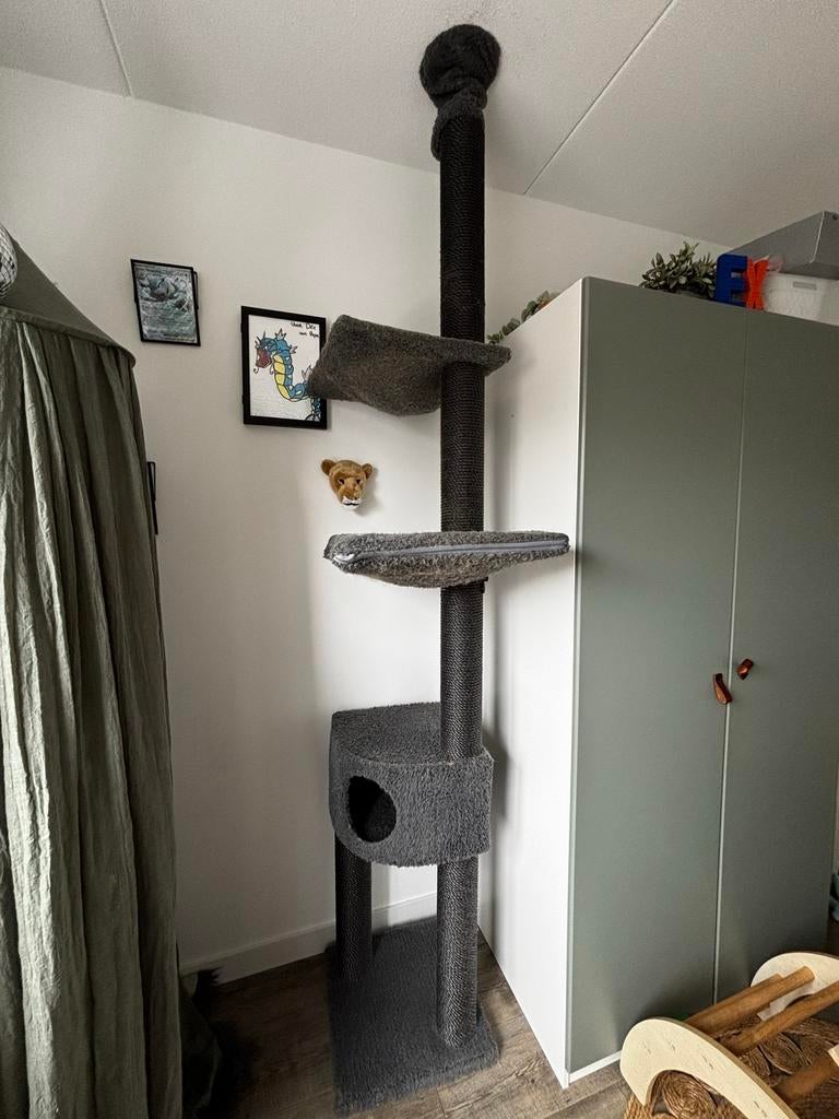 Krabpaal tot aan plafond, Ophalen, Gebruikt