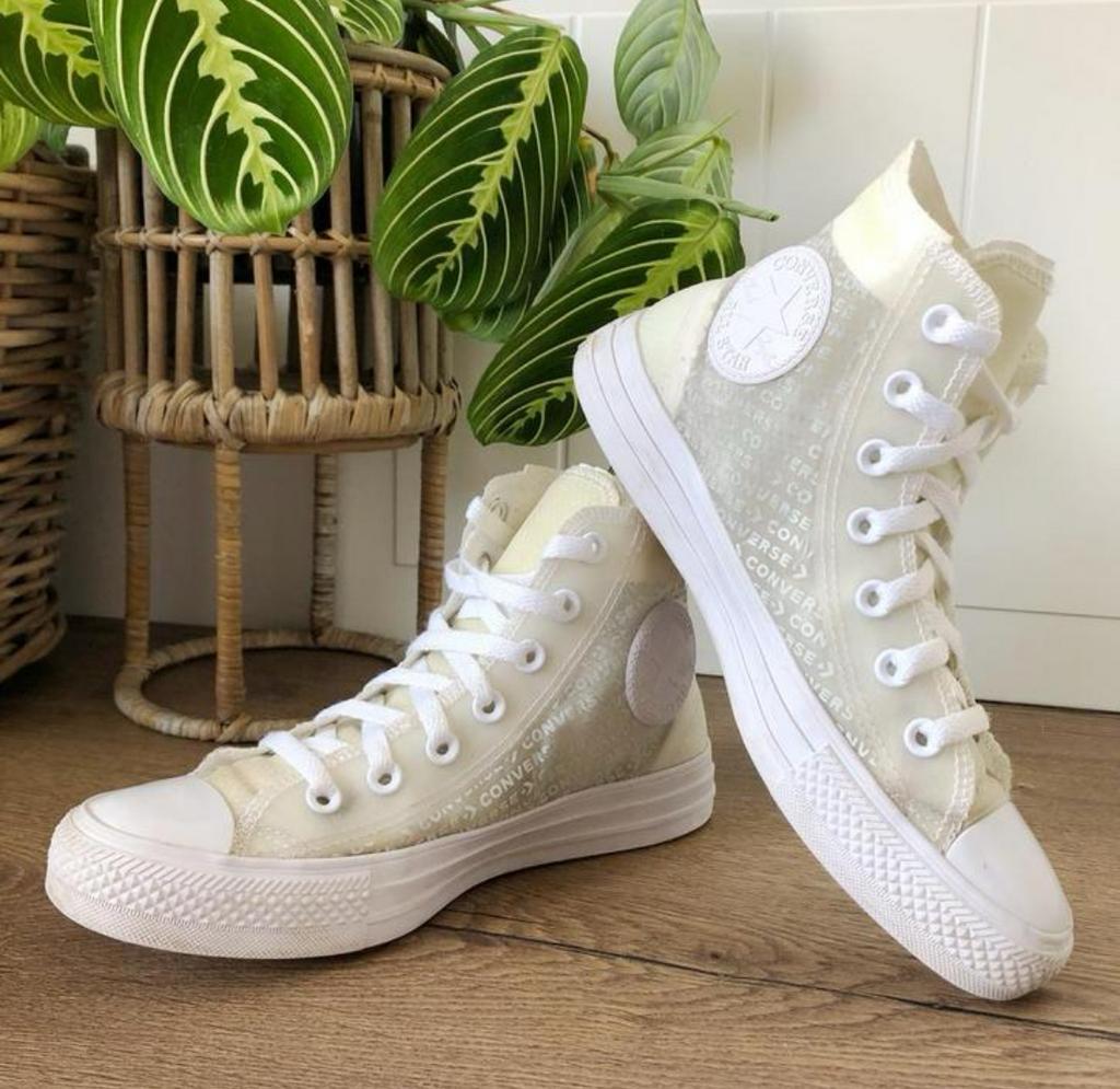 Allstars Converse All Star CX High Top Transparant maat 37,5, Kleding | Dames, Schoenen, Ophalen of Verzenden, Zo goed als nieuw