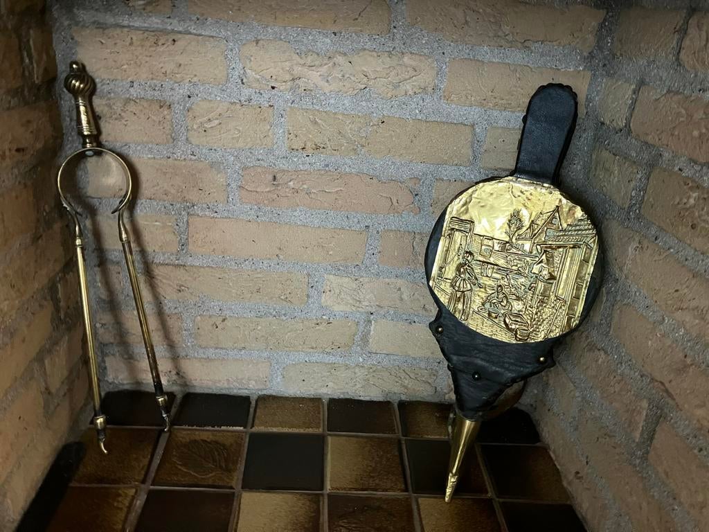 Antieke kachelset: pook en blaasbalg, Ophalen, Gebruikt, Vrijstaande haard, Overige soorten