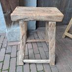 Landelijke houten Chinese kruk krukje sober *Etage3*, ., Nieuw, Ophalen of Verzenden, .