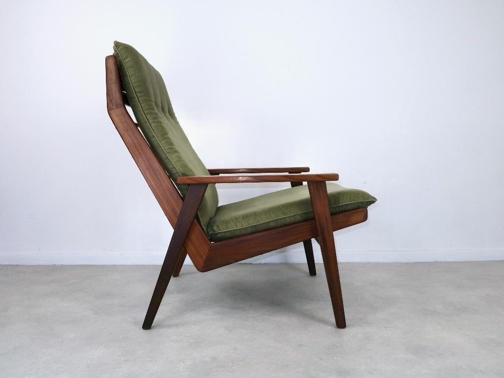 fauteuil 1611 Rob Parry mosgroene bekleding 50s 60s, Huis en Inrichting, Fauteuils, Ophalen, Gebruikt, -, -