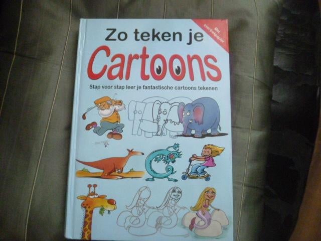 ZO TEKEN JE CARTOONS, Ophalen of Verzenden, Zo goed als nieuw, Boek of Gids
