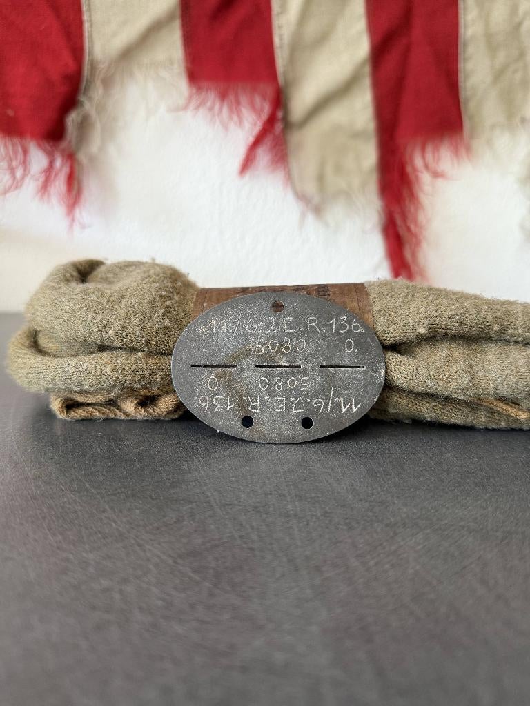 WW2 duitse erkennungsmarke (dogtag), Verzamelen, Militaria | Tweede Wereldoorlog, Ophalen of Verzenden, Landmacht, Duitsland