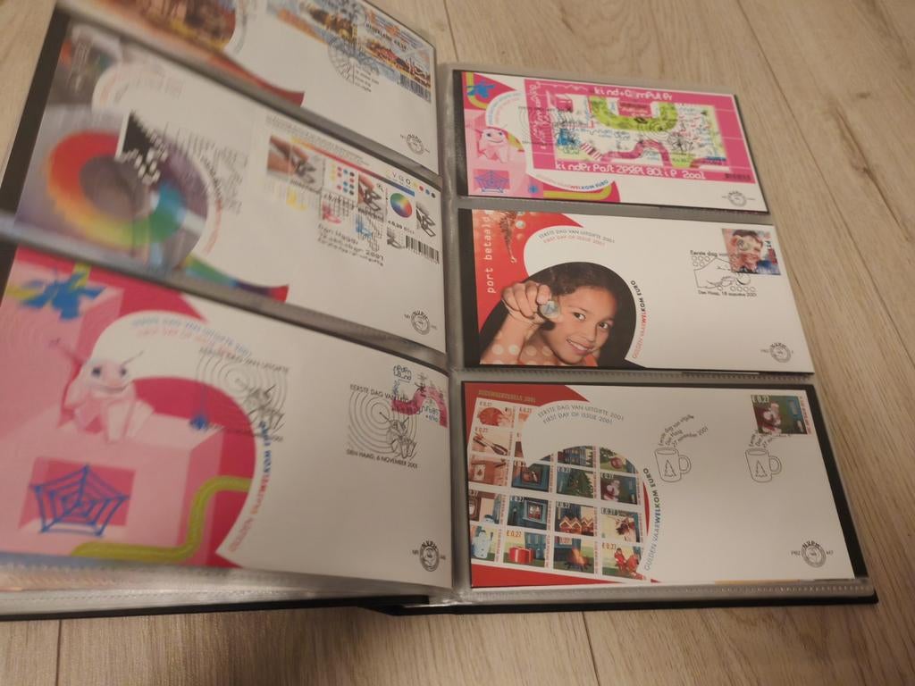 5x davo Fdc nr 157 tm 599 (2009) compleet! (4/5), Ophalen of Verzenden, Nederland