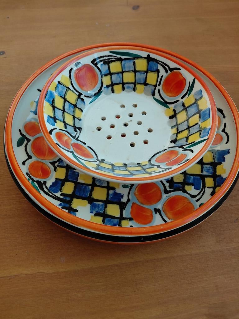 Handbeschilderde schalen van Ditmar Urbach, Antiek en Kunst, Antiek | Schalen, Ophalen