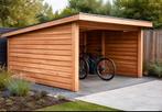 Stijlvol houten fietsenhok - Bescherm uw fietsen, Ophalen, Nieuw, Hout, Fietsenberging