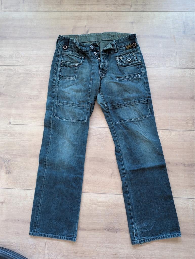 G-Star 3301 Spijkerbroek W32-34 - Mooi model, Ophalen of Verzenden, Gedragen, Blauw, W32 (confectie 46) of kleiner