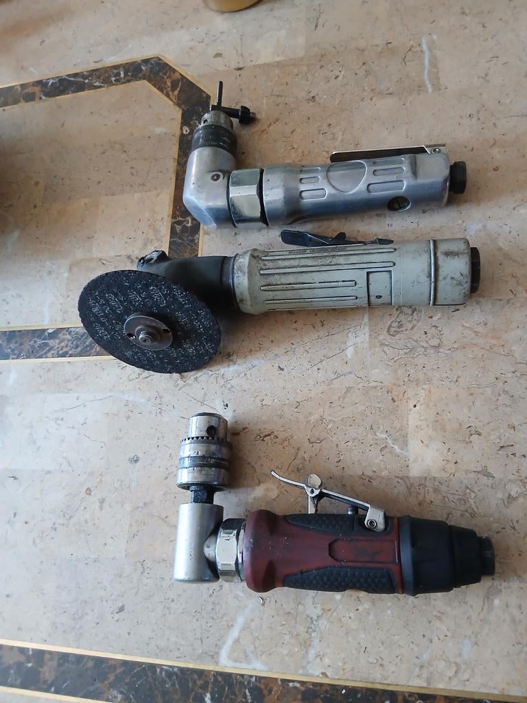 Luchtslijptol plus lucht boormachine, 100 liter of meer, Ophalen of Verzenden, Minder dan 200 liter/min