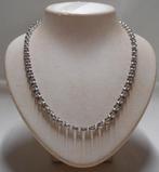 Zilveren jasseron schakel ketting nr.975, Sieraden, Tassen en Uiterlijk, Verzenden, Zo goed als nieuw, Zilver, Zilver