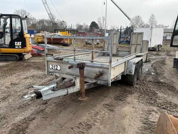 1992 Tack U/2000/2 Machinetransporter/ aanhangwagen, Auto diversen, Aanhangers en Bagagewagens