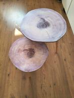 Bijzet tafeltjes buiten of binnen, Huis en Inrichting, Tafels | Bijzettafels, Ophalen, Rond, Minder dan 55 cm, 45 tot 60 cm