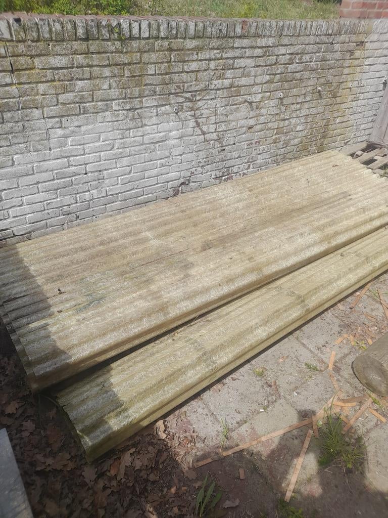 Golfplaat op rol, 3x6 meter, Ophalen of Verzenden, Gebruikt, Overige materialen, Minder dan 20 mm