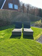 2 Luxe design ligbedden lounge bedden van Life verstelbaar, Tuin en Terras, Ligbedden, Verzenden, Gebruikt, Wicker, Verstelbaar