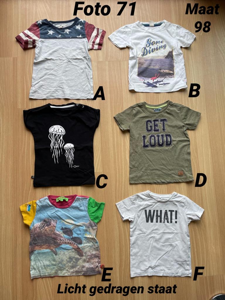 Shirt jongen maat 98 licht gedragen staat *foto 71*, Kinderen en Baby's, Kinderkleding | Maat 98, Ophalen of Verzenden, Zo goed als nieuw