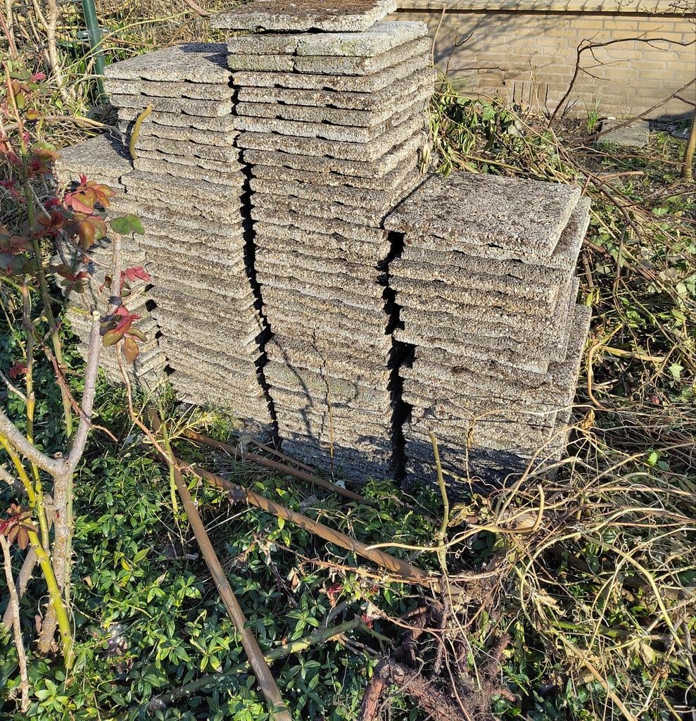 Terrastegels grijs 13m2 30x30cm, Tuin en Terras, Tegels en Klinkers, Gebruikt, Terrastegels, Beton, Ophalen