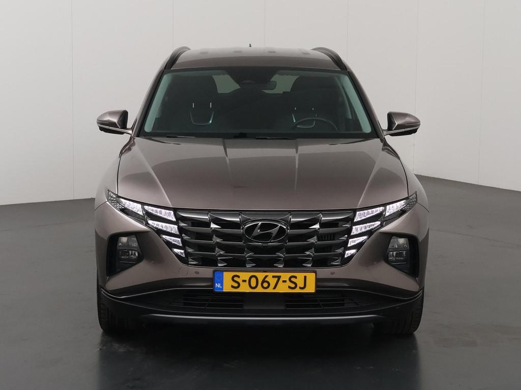 Hyundai Tucson 1.6 T-GDI HEV Premium | Trekhaak | Lederen be, Auto's, Hyundai, Euro 6, 4 cilinders, Bruin, 1650 kg