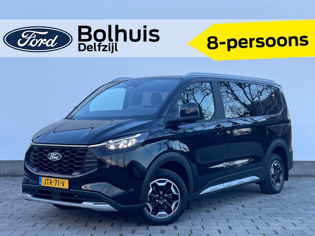 Ford Tourneo Custom Active 340 2.5 PHEV 233 pk L1 8 persoons, Gebruikt, 1850 kg, Zwart, Bedrijf