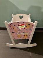 Houten schommel poppenbedje met matras en kussen, Kinderen en Baby's, Ophalen, Gebruikt, Overige typen
