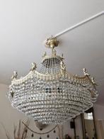 Grote Swarovski kristallen kroonluchter met cupido's, Ophalen of Verzenden