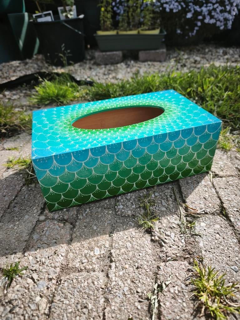 Tissuebox beschilderd, Ophalen of Verzenden