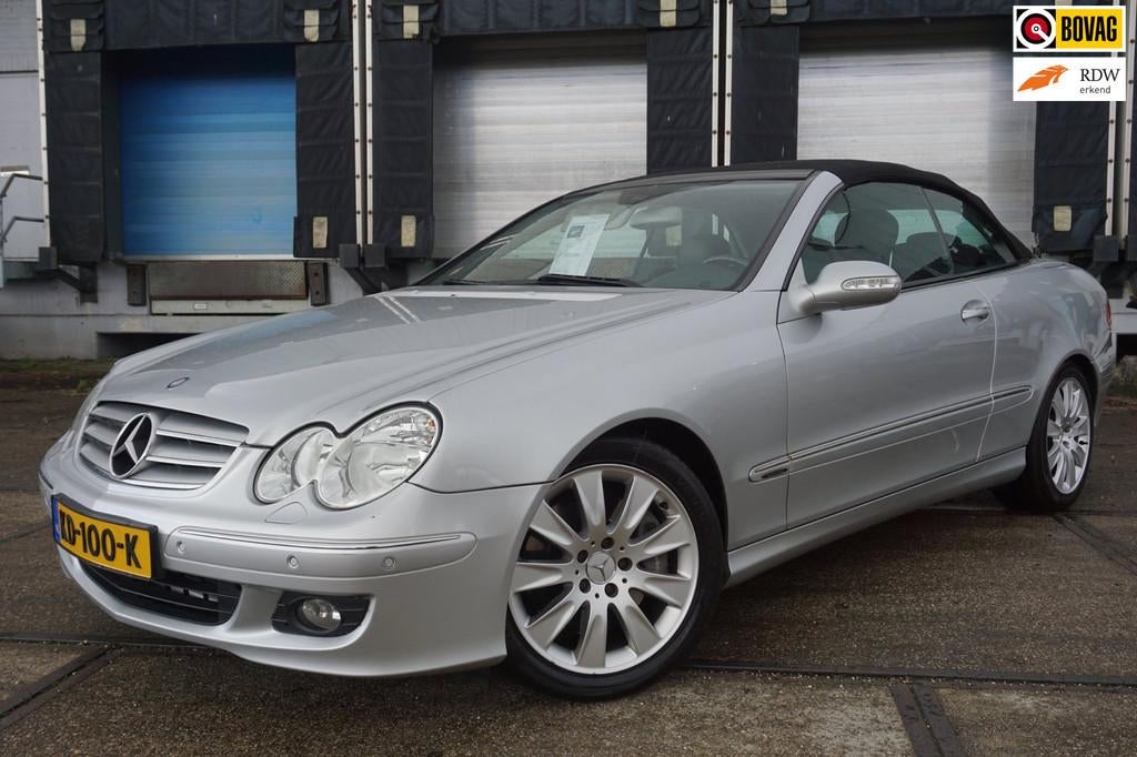 Mercedes-Benz CLK-klasse Cabrio 350 Elegance, Auto's, Mercedes-Benz, Automaat, Achterwielaandrijving, Gebruikt, Zwart