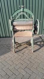 Antieke mangel - gietijzer en hout, Antiek en Kunst, Ophalen of Verzenden