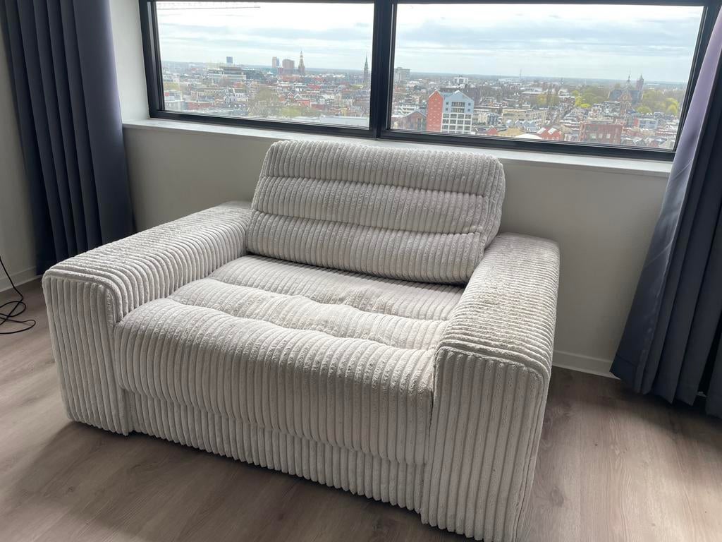 Zachte gezellige loveseat, Huis en Inrichting, Ophalen, Tweepersoons, 75 tot 100 cm, Zo goed als nieuw