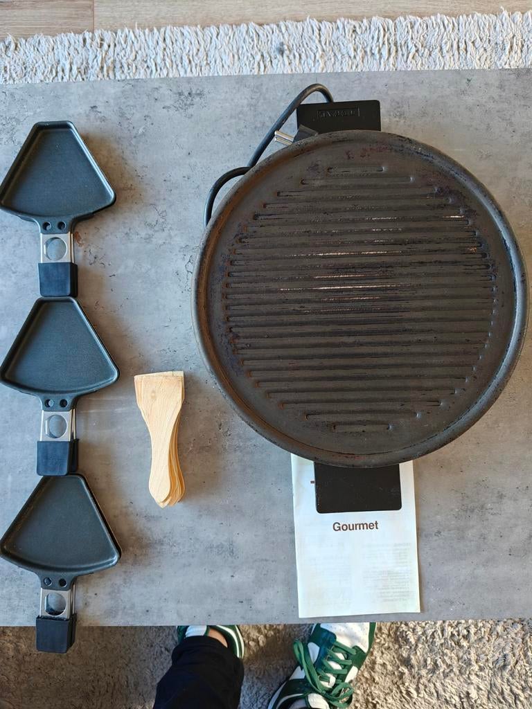 Tefal Gourmet Party-Set - Compleet voor gezellige avonden, Ophalen of Verzenden, Vaatwasmachinebestendig, Gebruikt, Tafelgrill