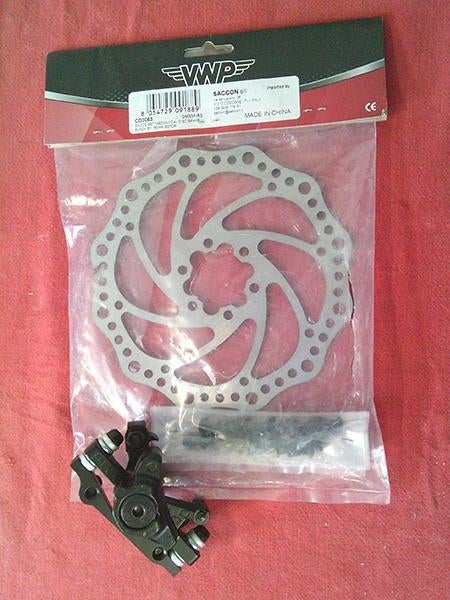 Schijfrem-set Saccon DM33 voor fietsen, 160mm, mechanisch, Ophalen of Verzenden, Nieuw, Overige typen, Overige merken