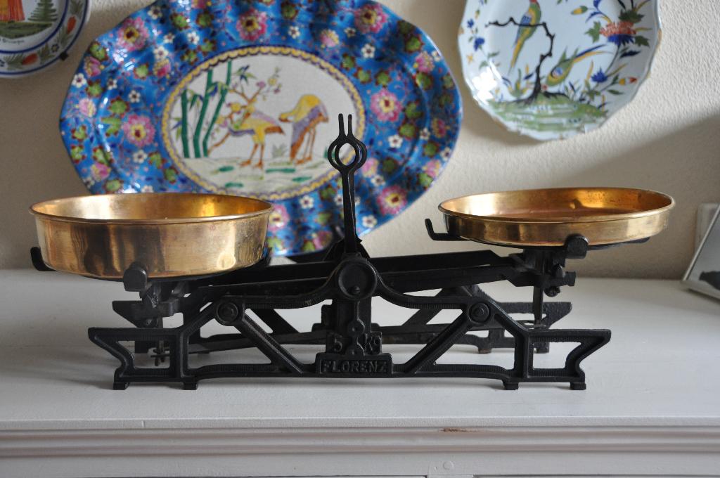 Weegschal Antiek, Ophalen of Verzenden