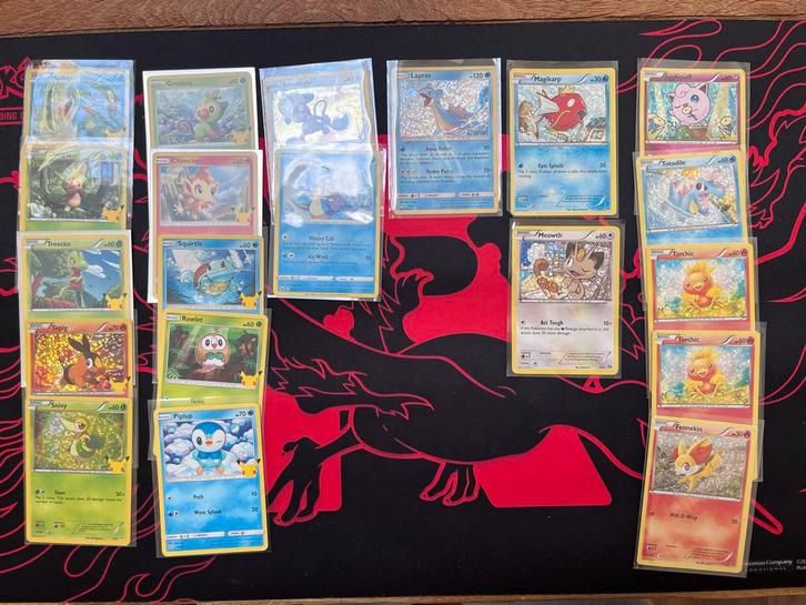 Pokémon Kaarten McDonald's 25th & Meer, Hobby en Vrije tijd, Verzamelkaartspellen | Pokémon, Zo goed als nieuw, Meerdere kaarten