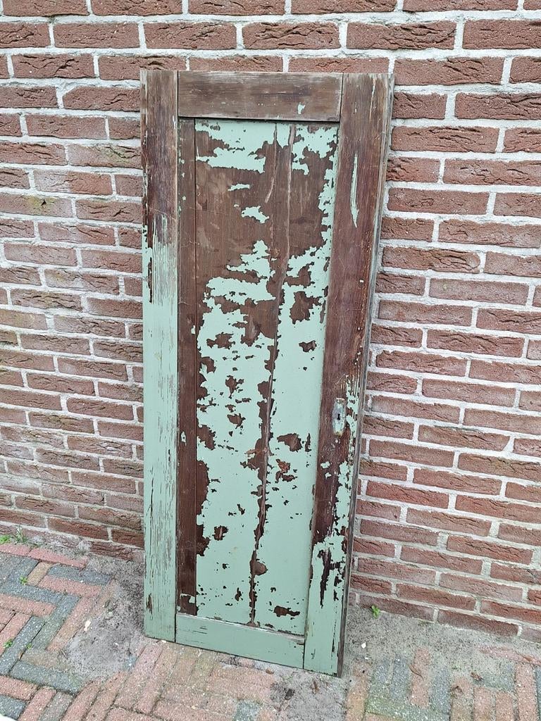 Antieke Franse deur, Ophalen, Hout, Binnendeur, 200 tot 215 cm
