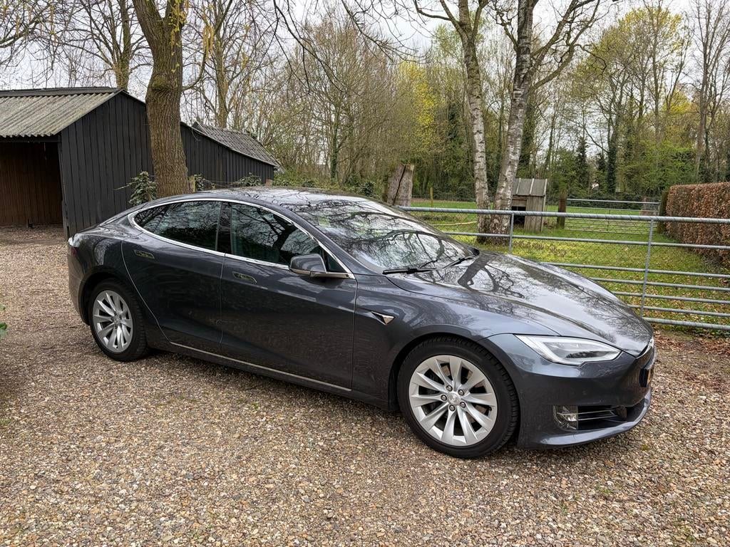 Tesla Model S 2018 Grijs, Auto's, Tesla, Origineel Nederlands, Elektrisch, Vierwielaandrijving, Particulier