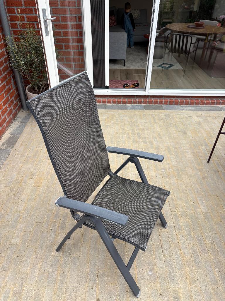 Tuinstoelen, Ophalen, Zo goed als nieuw, Metaal, Inklapbaar