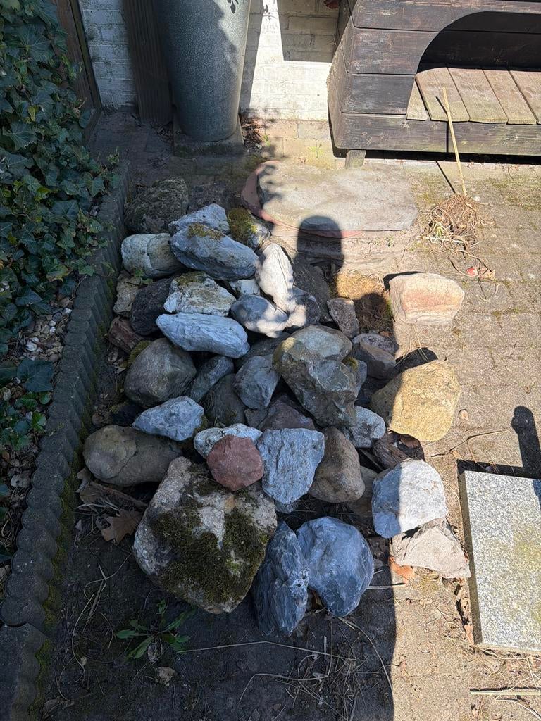 Diverse vijverstenen voor uw tuin of vijver, Ophalen, Gebruikt