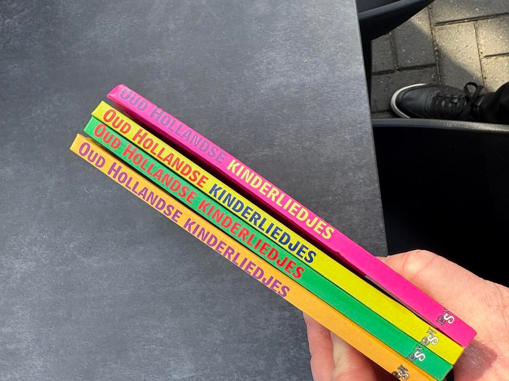 Oud Hollandse Kinderliedjes Boekjes - Set van 4, Ophalen of Verzenden, Gelezen, Sprookjes