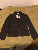 Oscar B. Zwart Jasje Maat 38 met Witte Stiksels, Maat 38/40 (M), Zwart, Nieuw, Ophalen of Verzenden