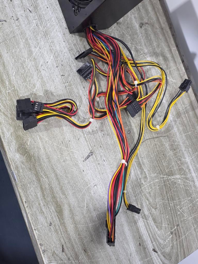 Ms-tech 450w max voeding psu power supply ms-n450-val v2.3, Computers en Software, Ophalen of Verzenden, Gebruikt