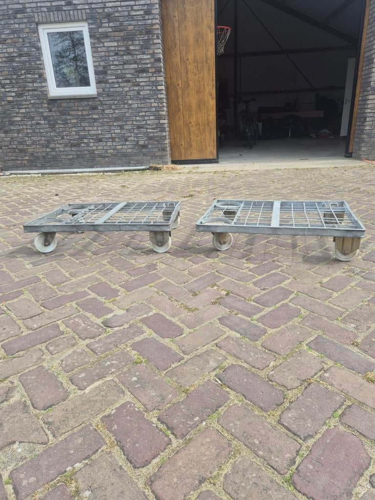Transportkar 2x, Ophalen of Verzenden, Transportkar