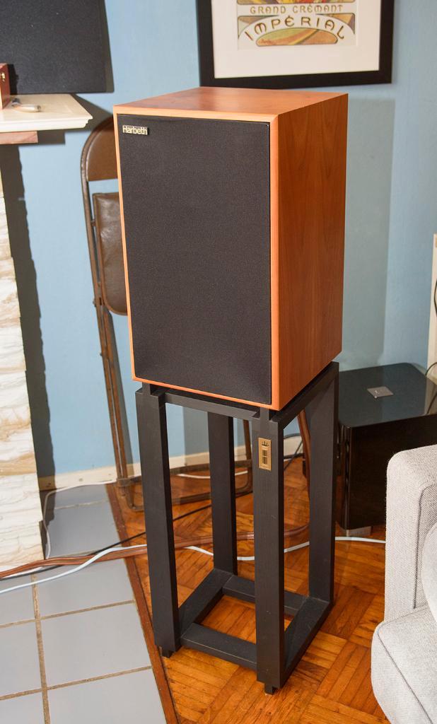 Harbeth 30.1 luidspreker set Kersen, Audio, Tv en Foto, Luidsprekers, Gebruikt, Front, Rear of Stereo speakers, 60 tot 120 watt