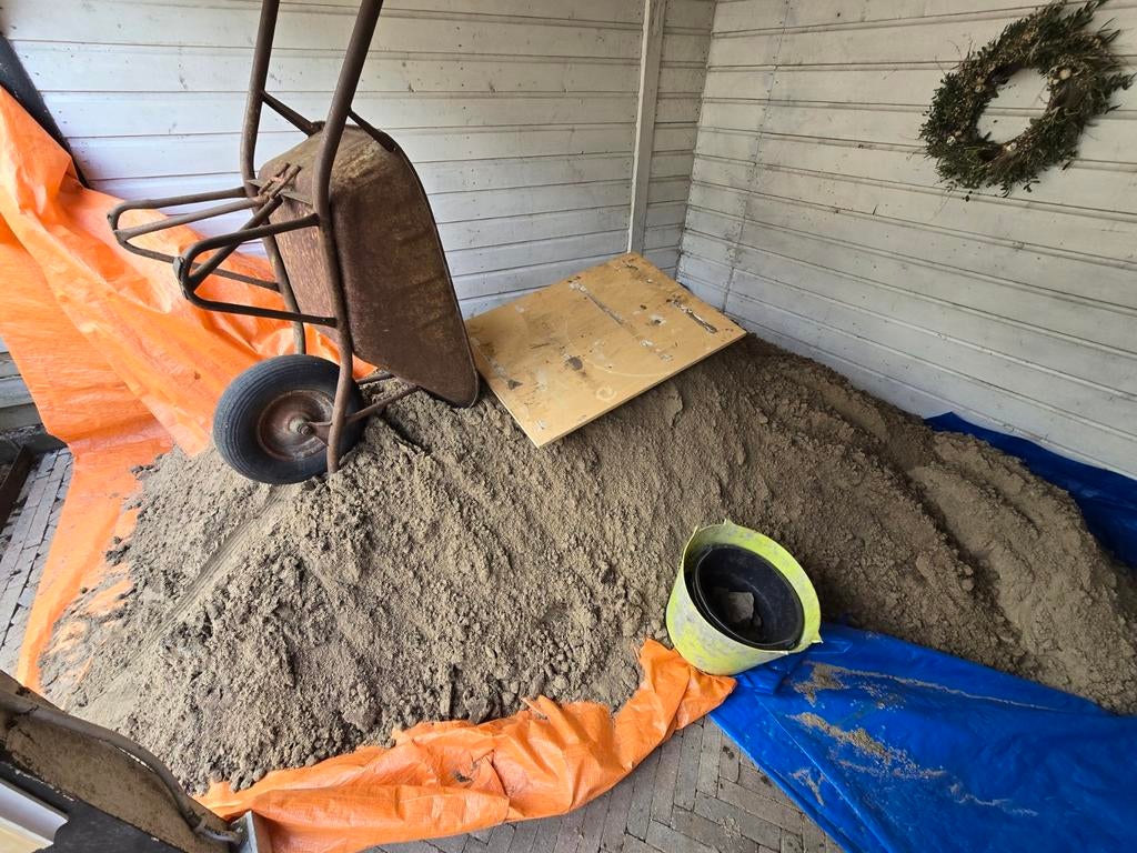 Wit zand - Gratis, Tuin en Terras, Zand, Ophalen, Gebruikt, Overige typen