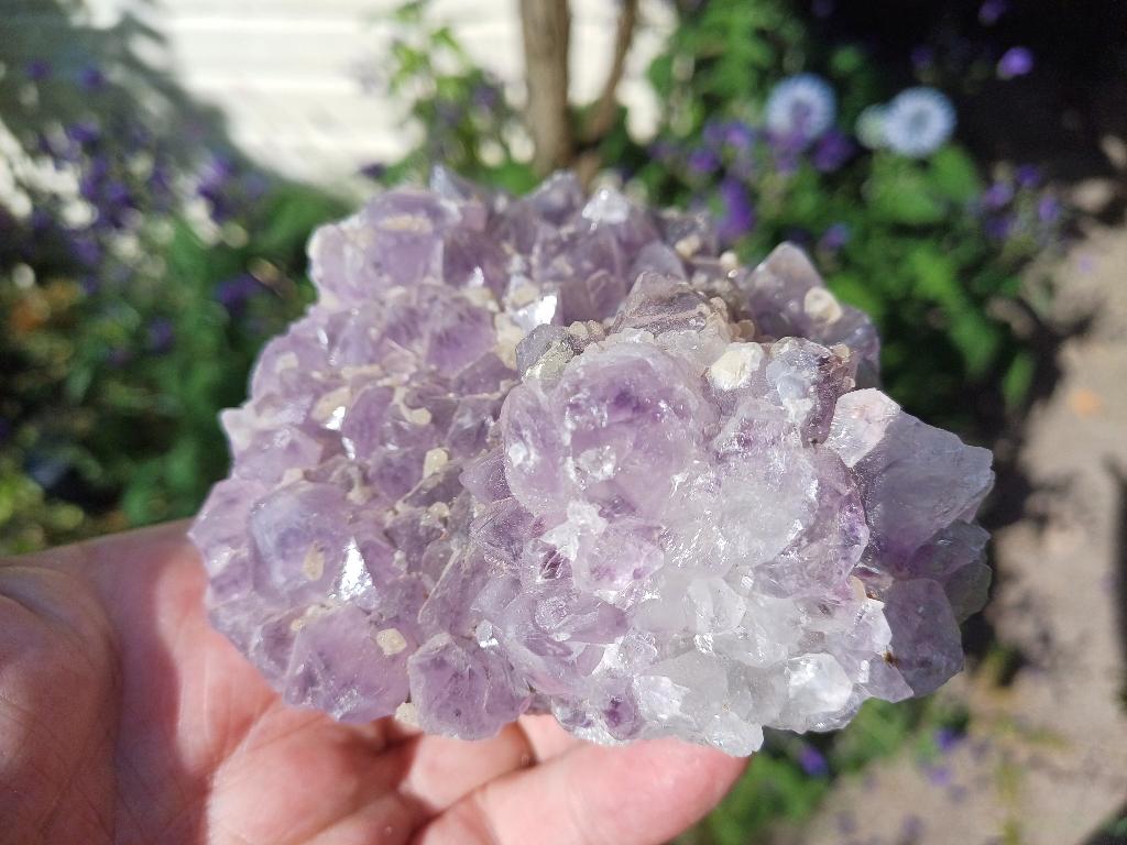 So07 Amethyst Minas Gerais Brazilie #collectie #verzameling, Ophalen of Verzenden, Mineraal